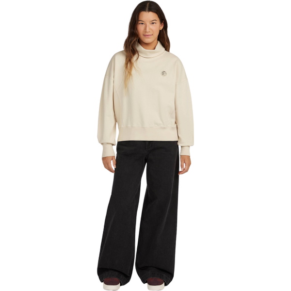 2026 O'Neill Womens O'riginals High Neck Crew 1750136 - Linen White